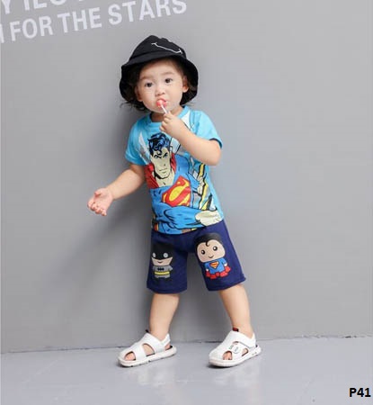 setelan anak superman